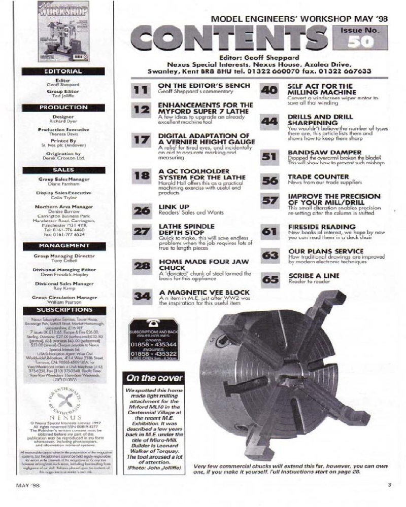 Model Engineers 1998-050